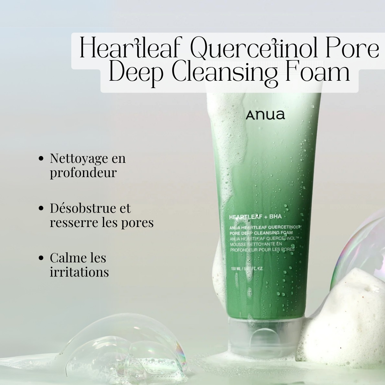 Heartleaf Quercetinol Pore Deep Cleansing Foam