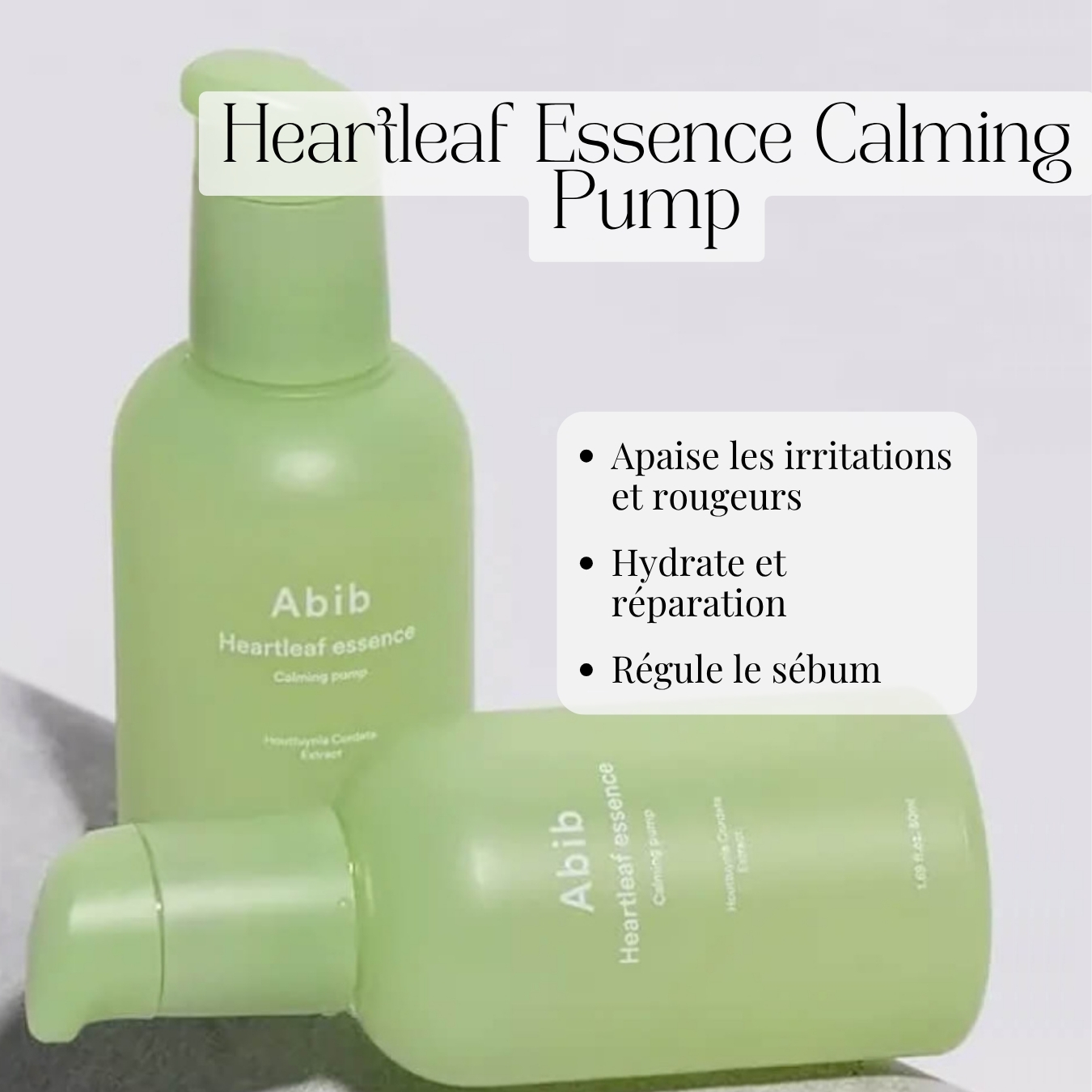 Heartleaf Essence Calming Pump