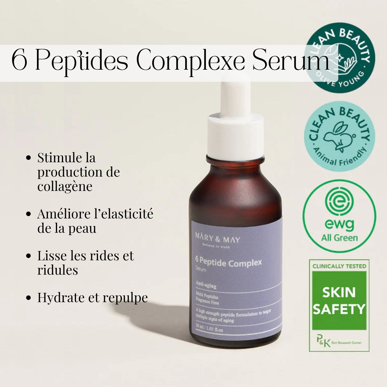 6 Peptide Complex Serum