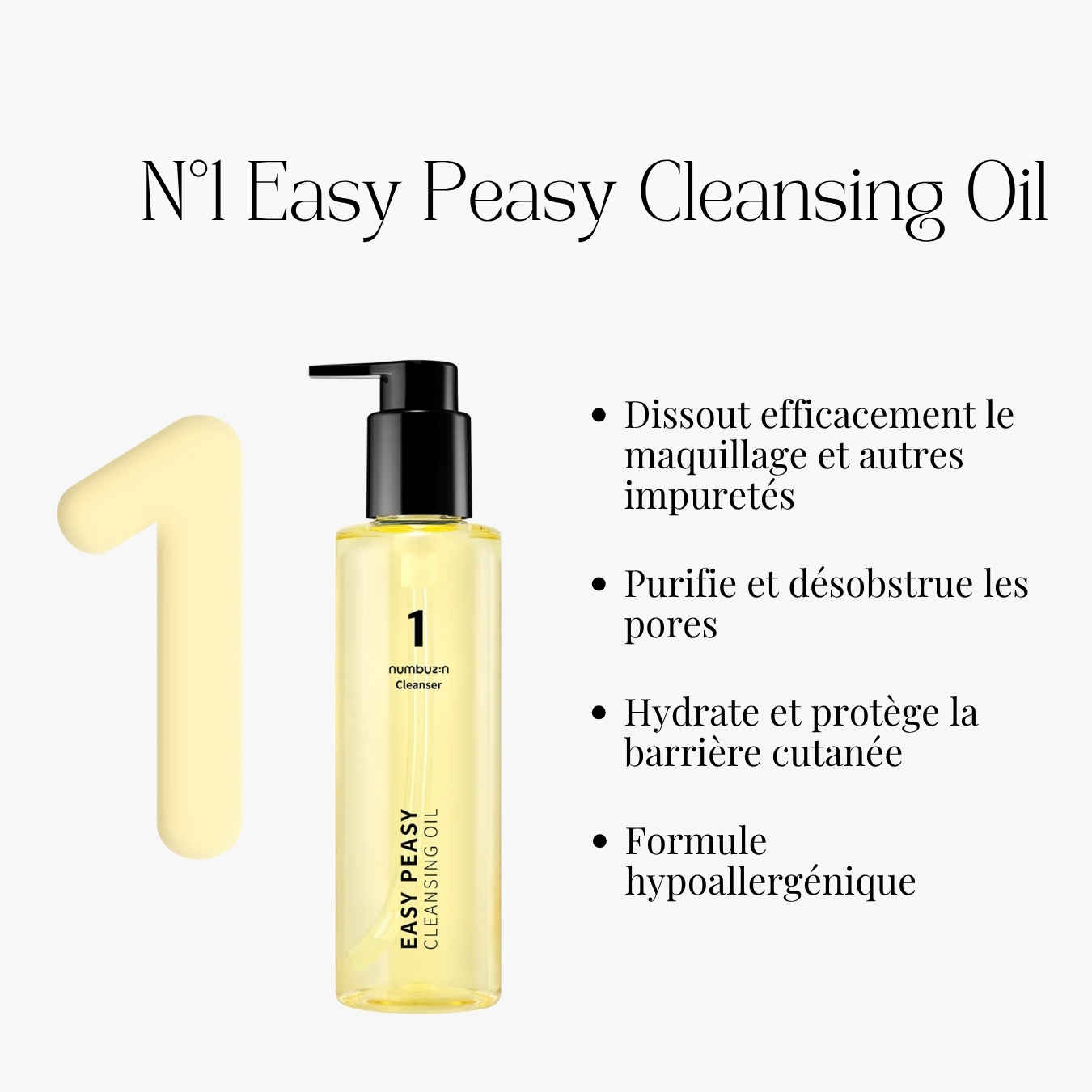N°1 Easy Peasy Cleansing Oil