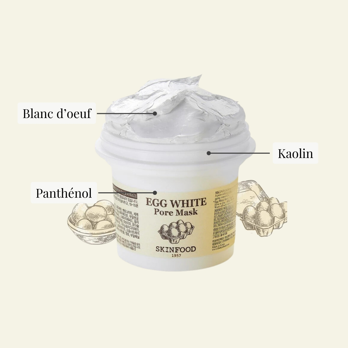 Egg White Pore Mask