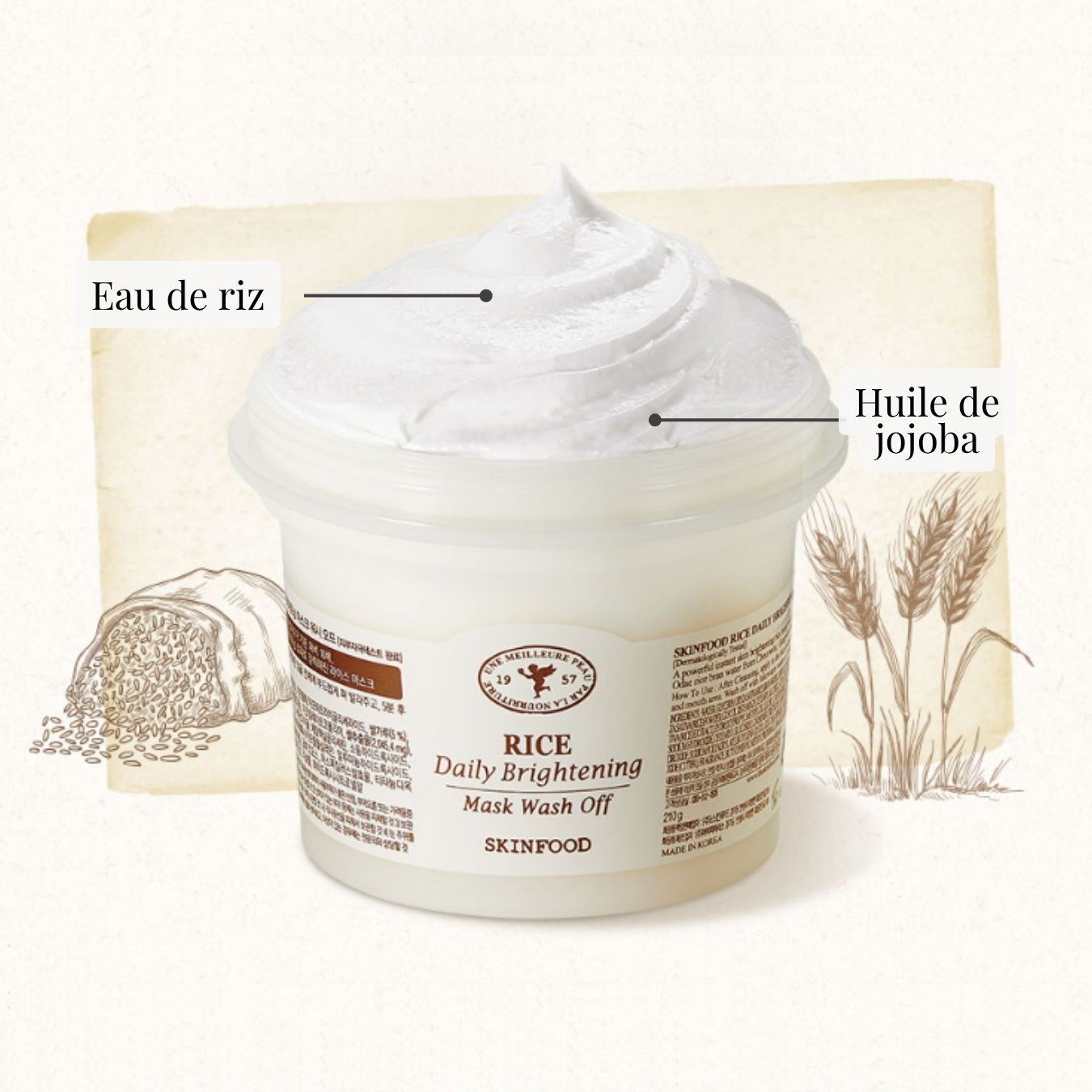 Rice Mask Wash Off