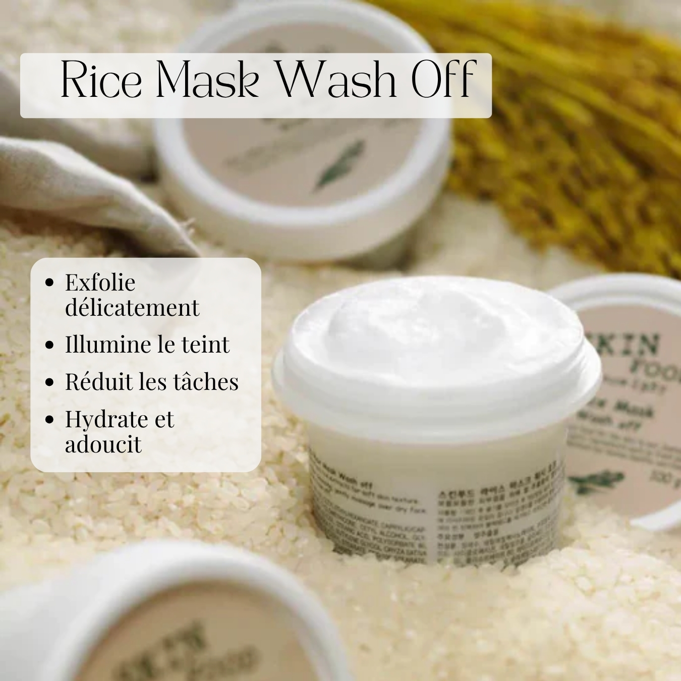 Rice Mask Wash Off