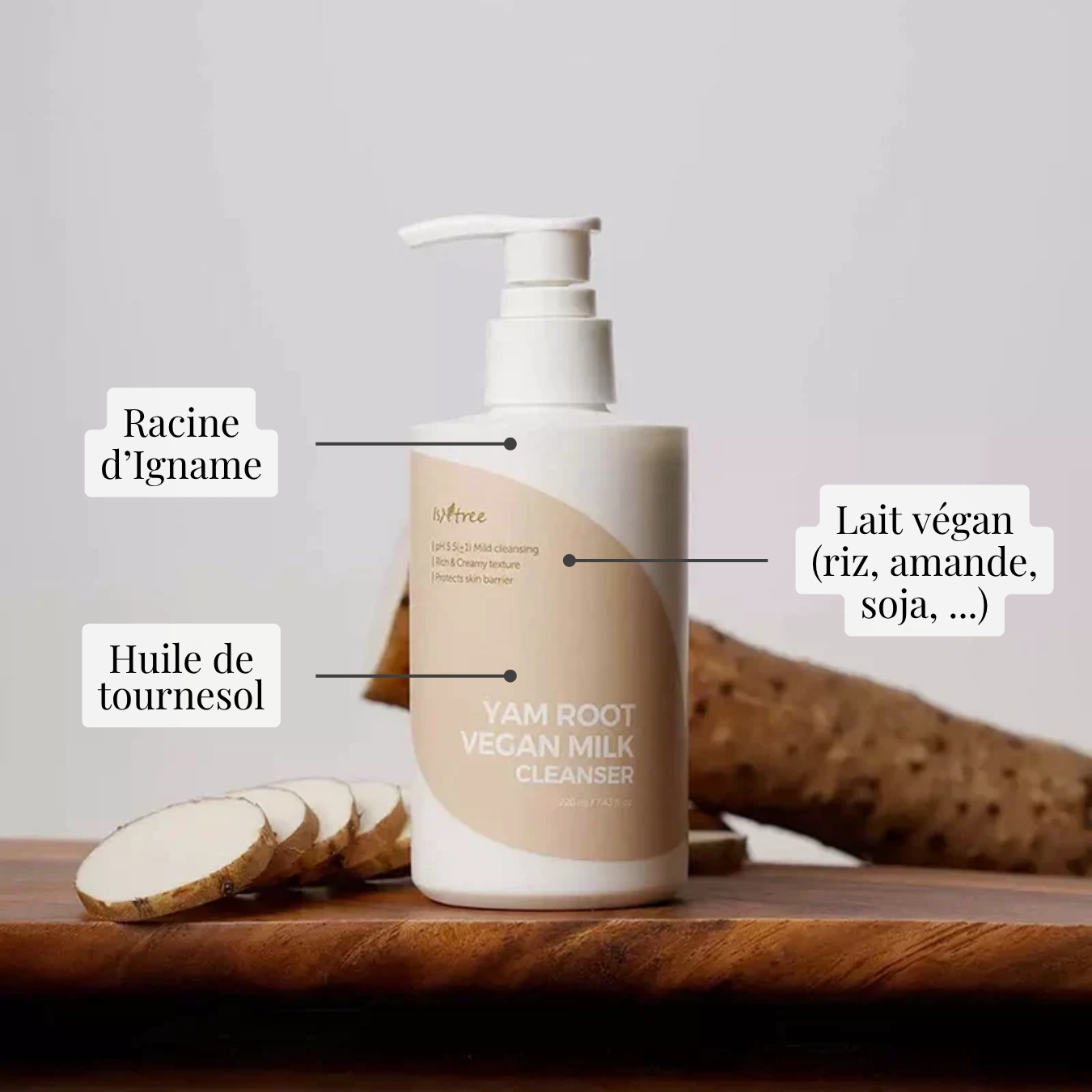 Yam Root Vegan Milk Cleanser