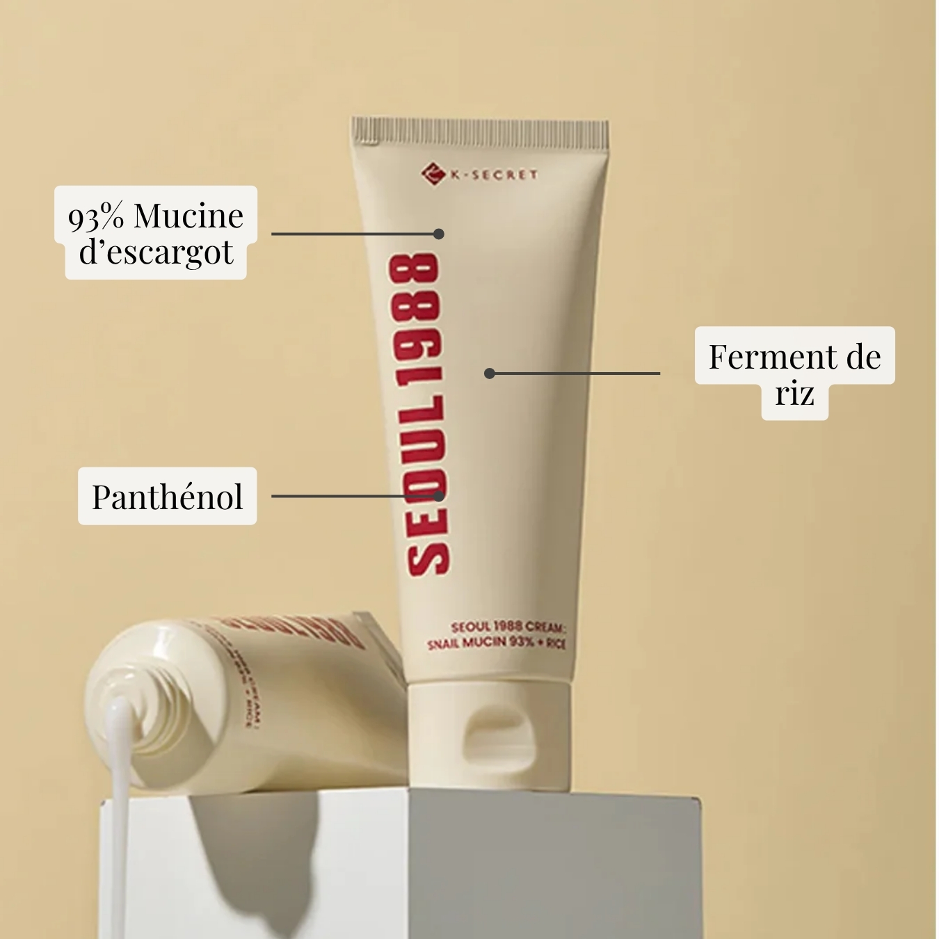 Seoul 1988 Cream : Snail Mucin 93% + Rice