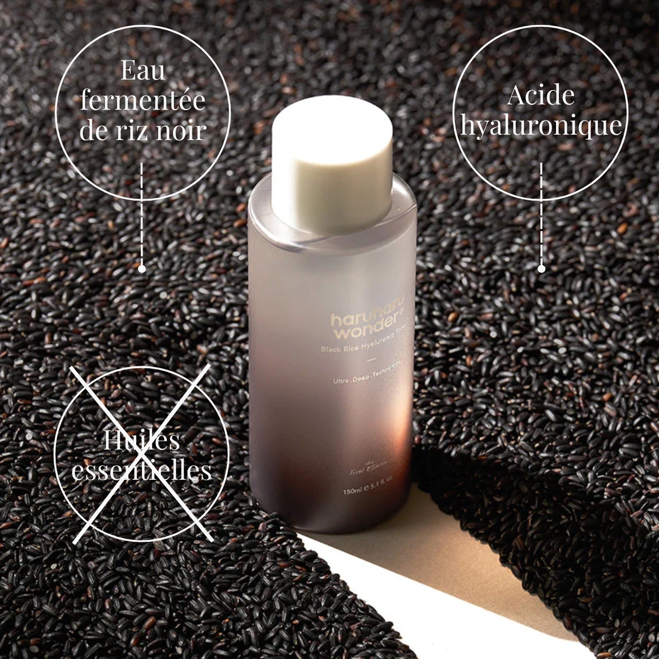 Black Rice Hyaluronic Toner - Sans alcool & parfum