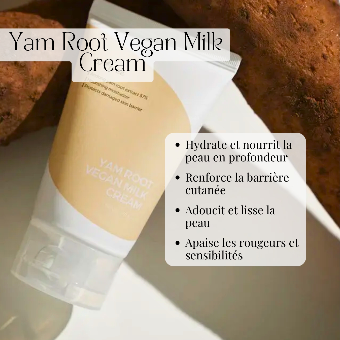 Yam Root Vegan Milk Cream