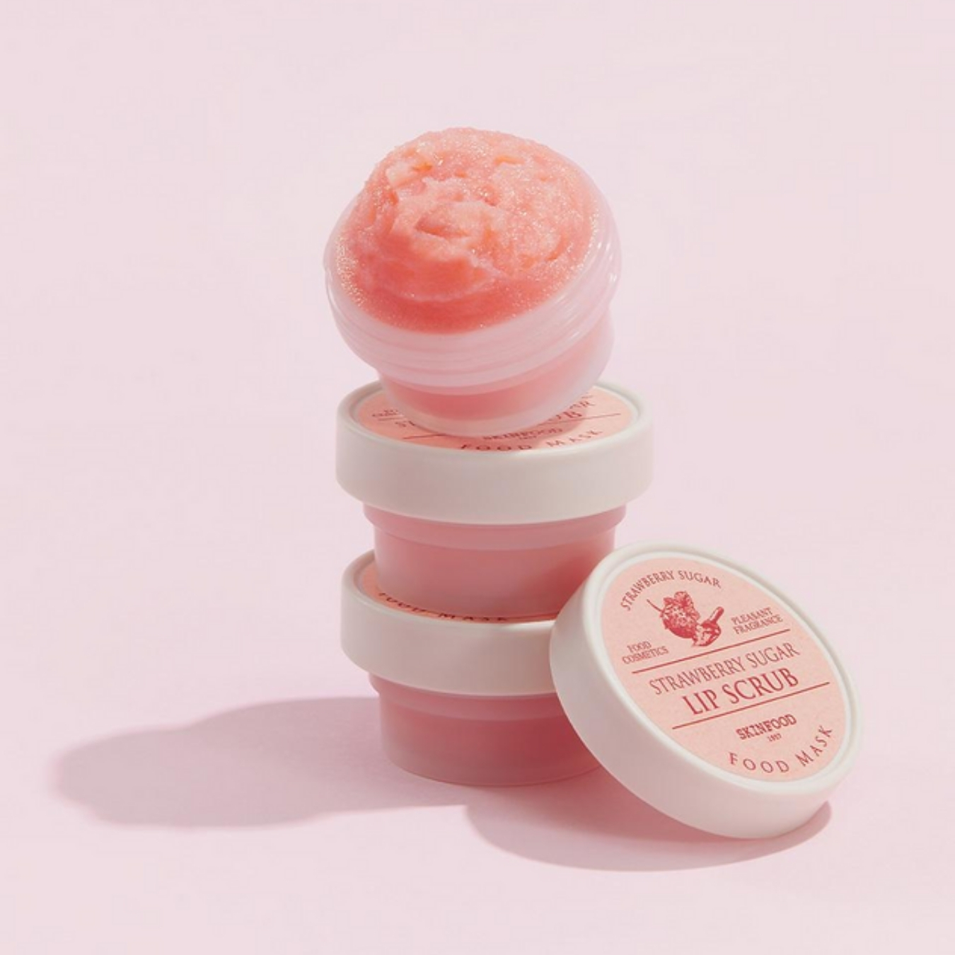 Strawberry Sugar Food Mask Lip Scrub
