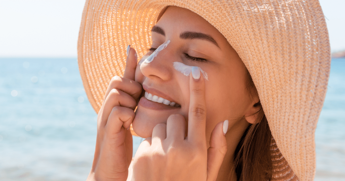 Crème solaire visage texture fluide